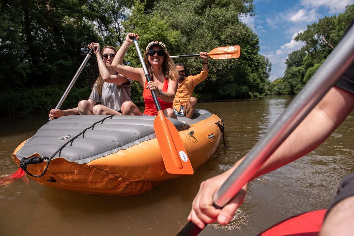 Plavba jižní částí Brna