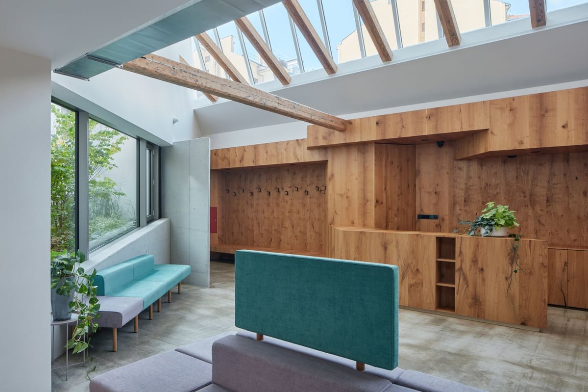 Vstupní hala Yoga Garden