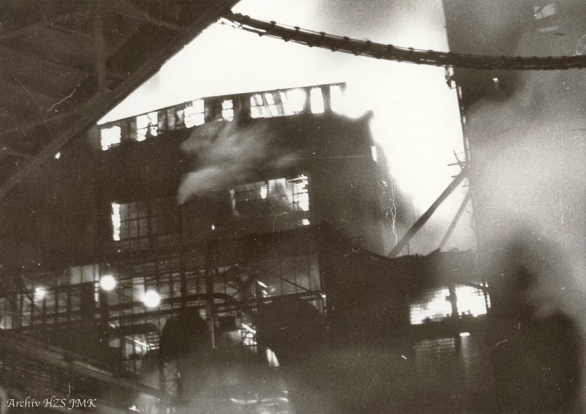 Požár teplárny na Špitálce