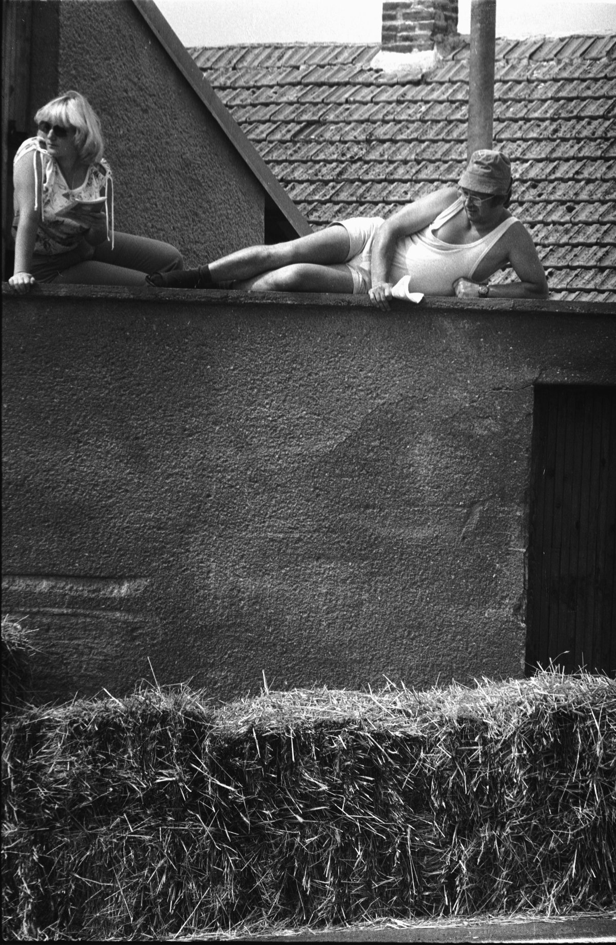 Atmosféra kolem trati při závodech v 80. letech