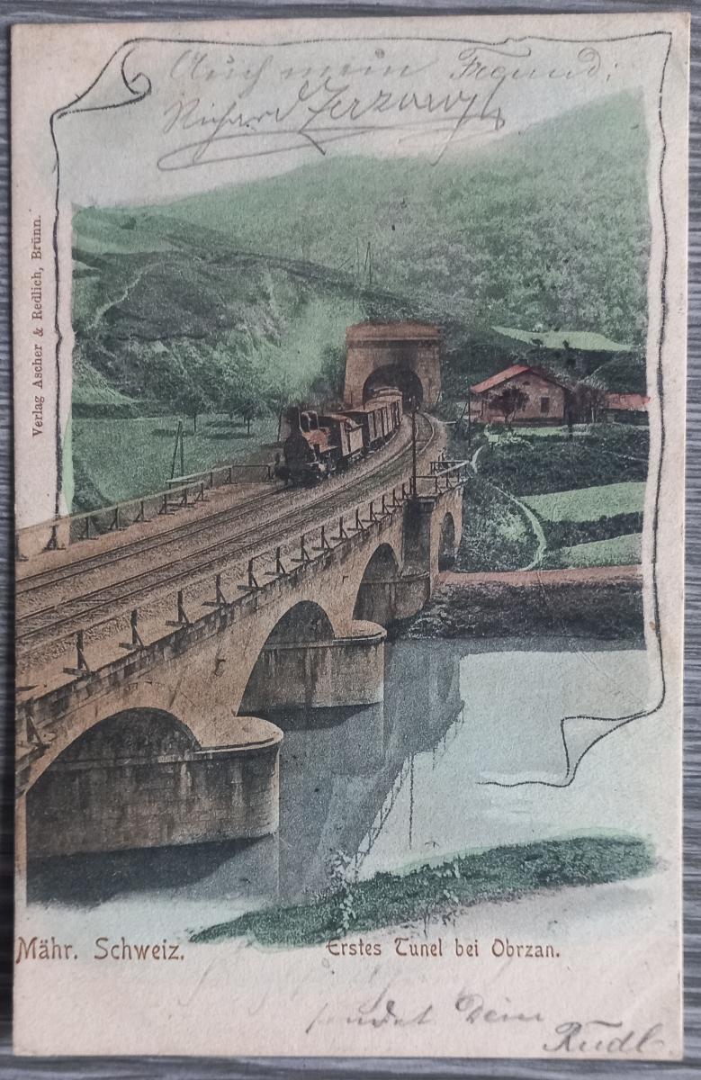 Most v Obřanech v roce 1901