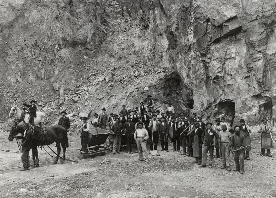 Bývalý kamenolom na Červeném kopci.