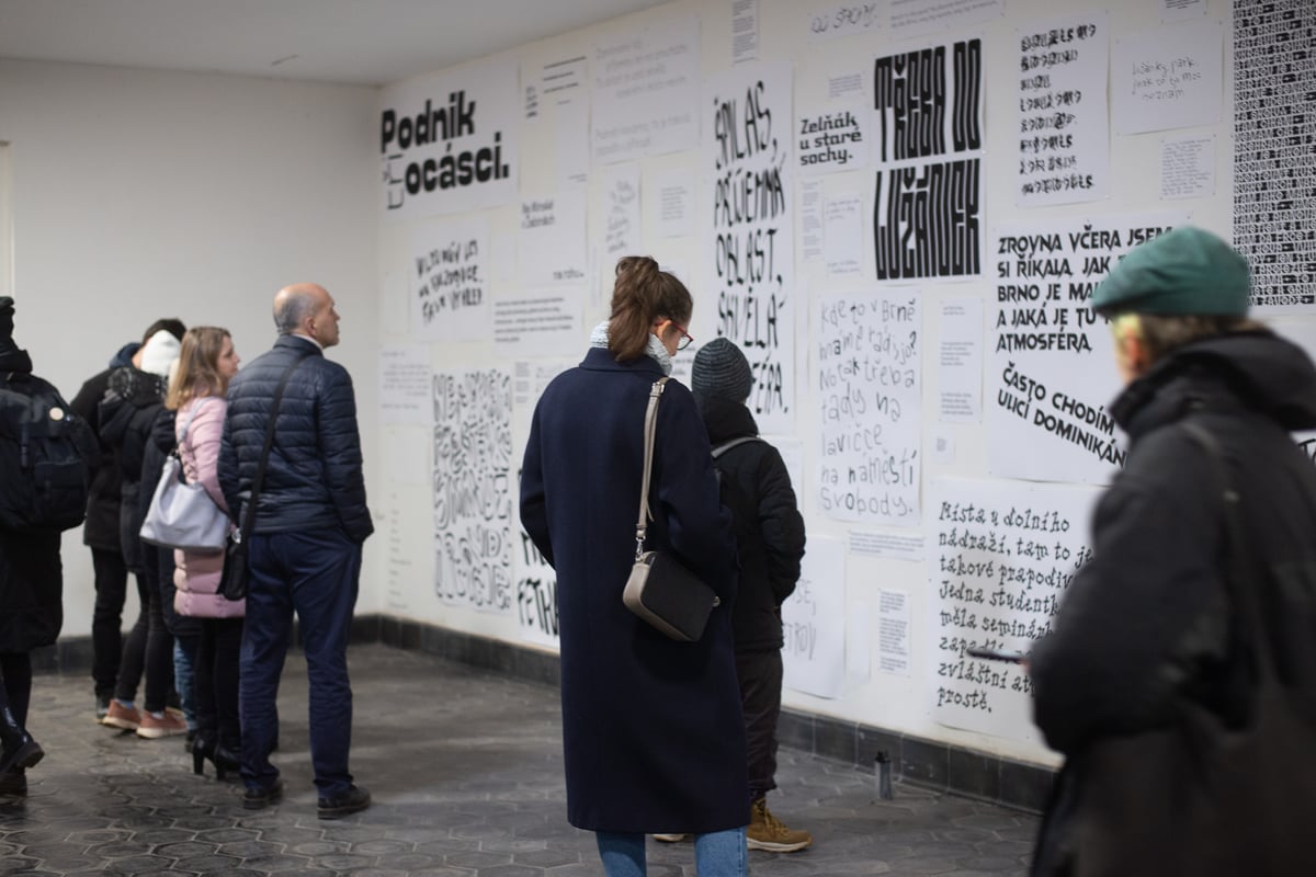 Vernisáž výstavy Kam jdete když? Berty Myslivcové a Adély Čermákové, 2023