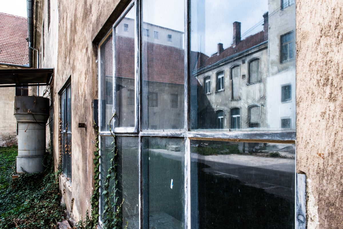 Pohled na nádvoří káznice.