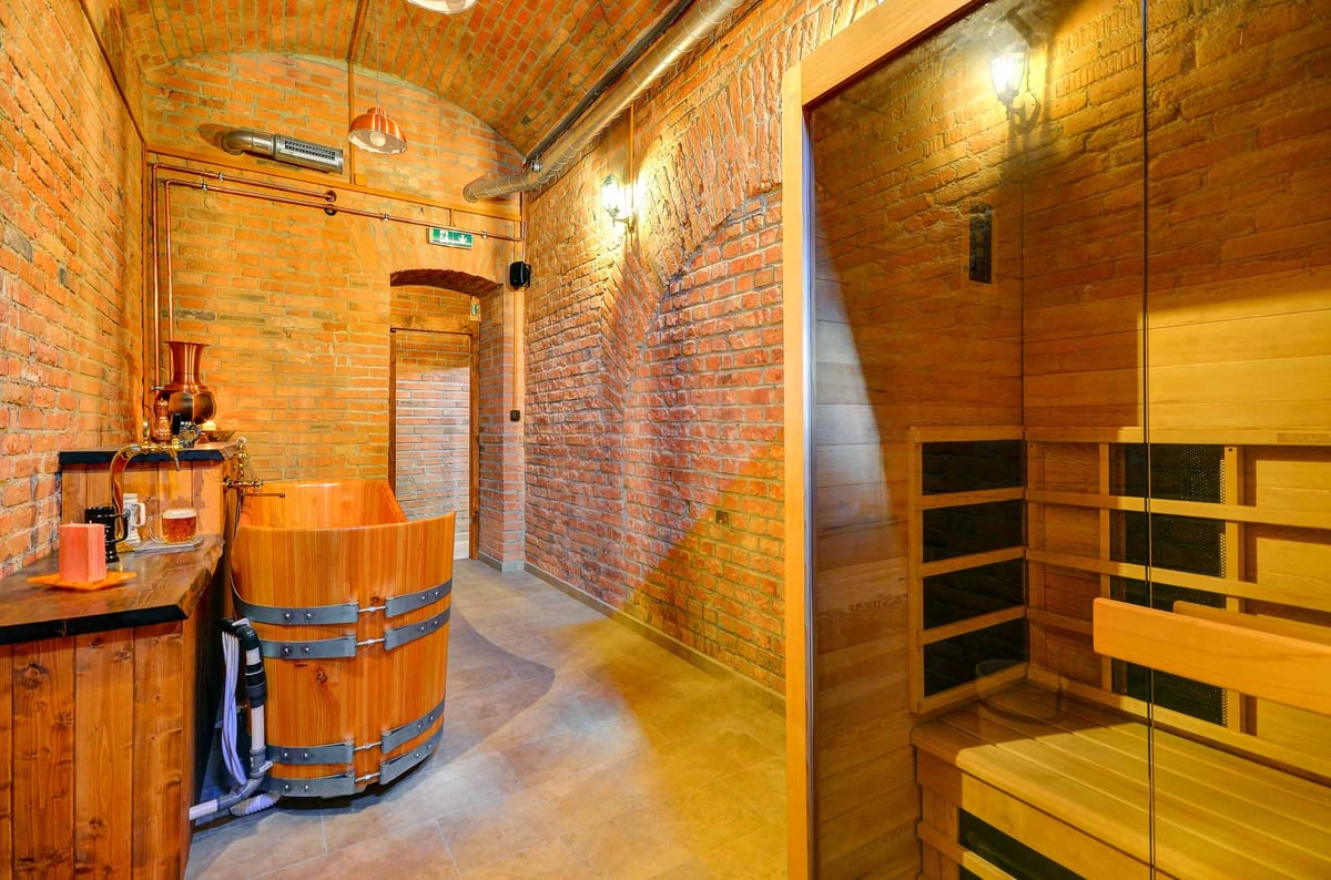 Pivní lázně v Brně nabízejí také infrasaunu.