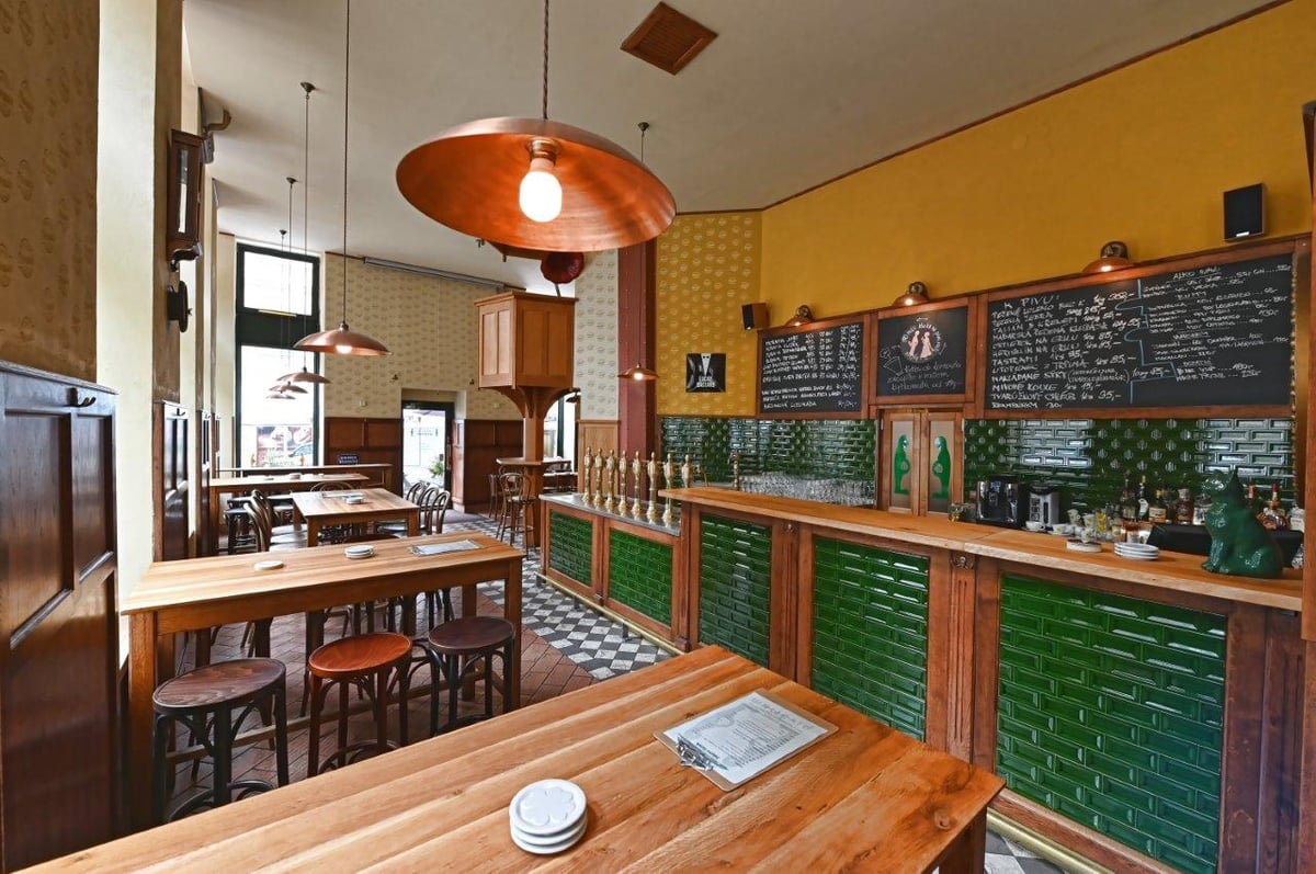 Interiér pivnice Pivárium