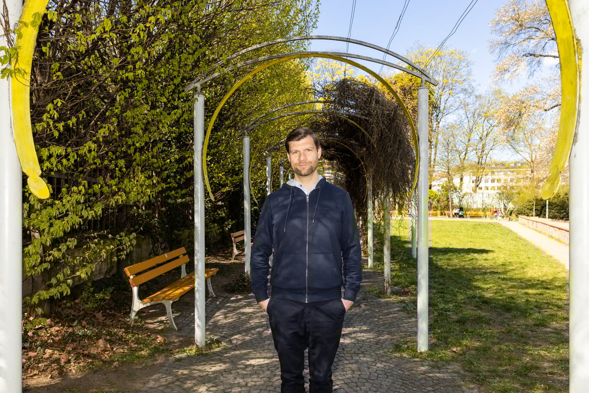 Park Tyršův sad býval městským hřbitovem.