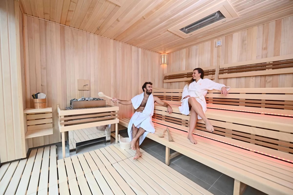 K dispozici jsou čtyři druhy saun.