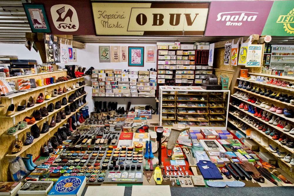 Expozice obuvi