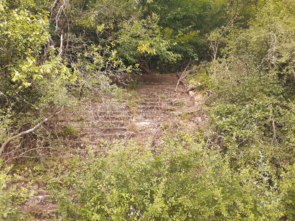 Pozůstatky tribun dnes.