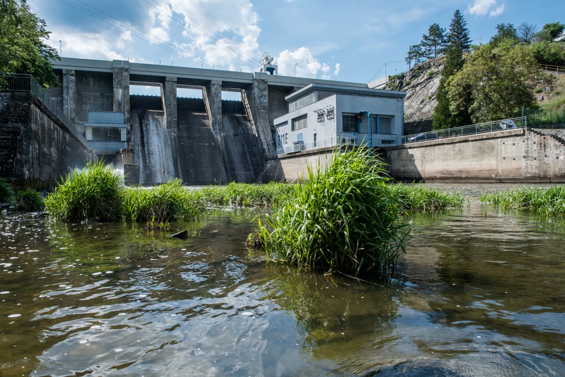 Přehrada dnes.