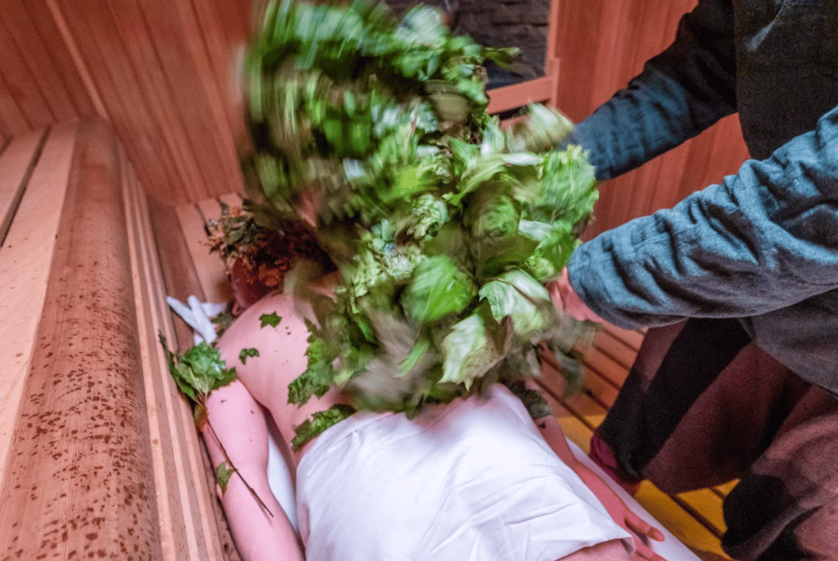 Saunový ceremoniál v Aqualand Moravia