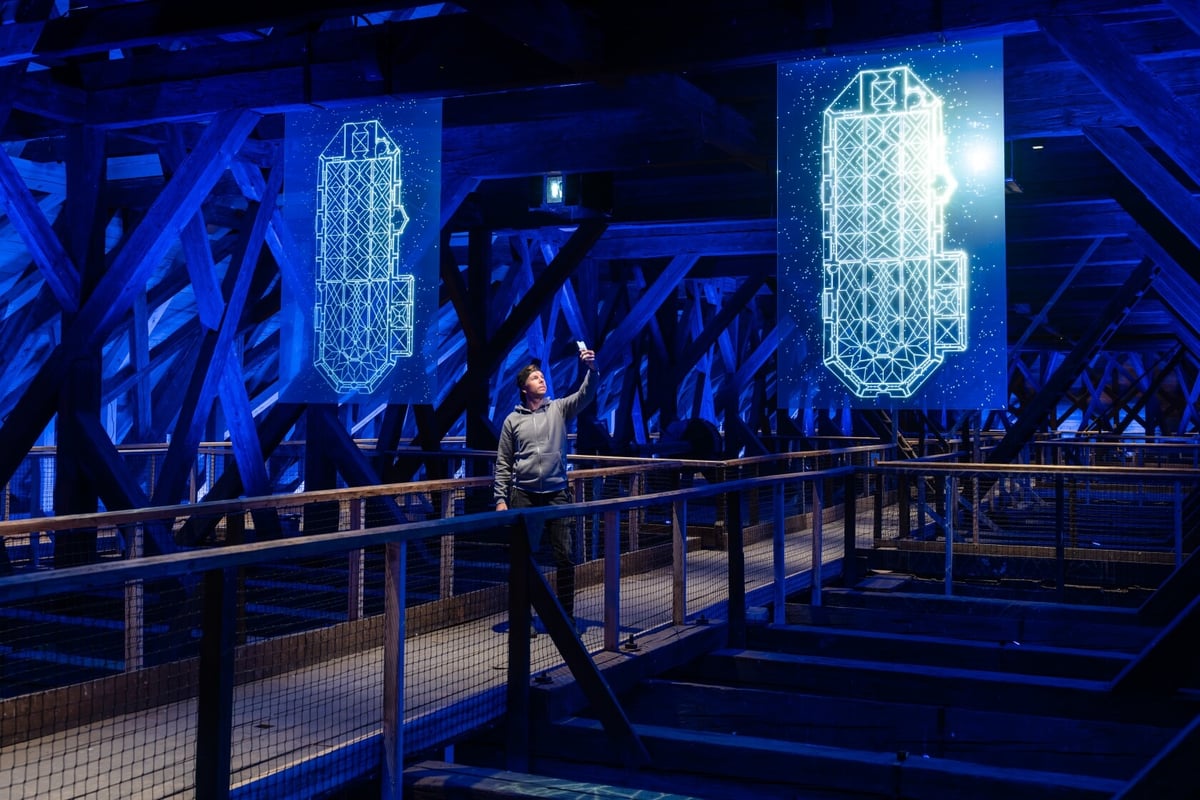 Multimediální expozice v podkroví kostela sv. Jakuba