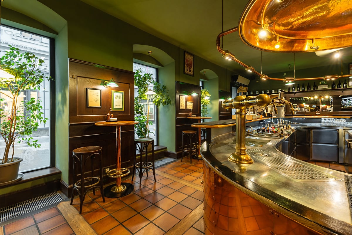 Interiér Stopkovy Plzeňské Pivnice