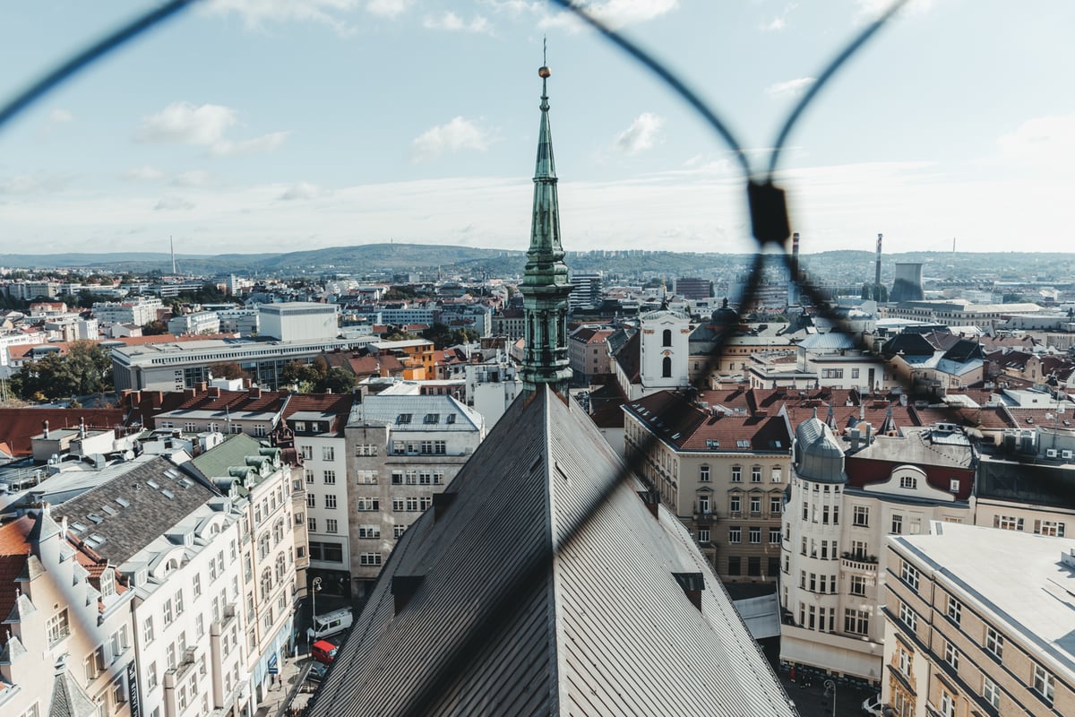 Vyhlídka z věže Sv. Jakuba 