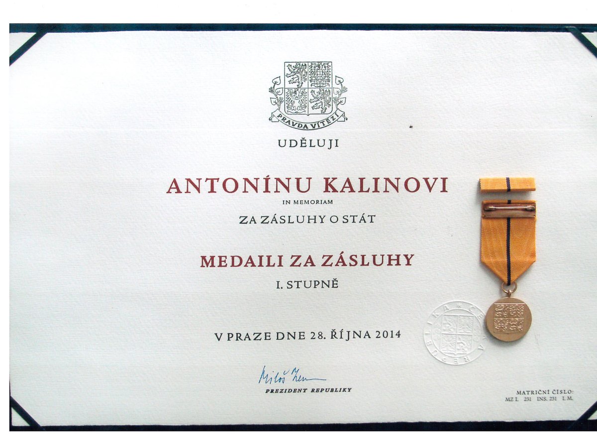 Uznání se Antonín Kalina dočkal až posmrtně