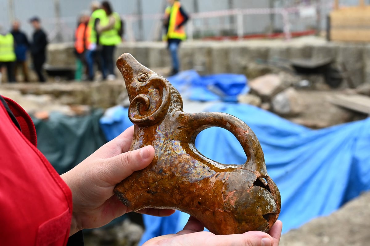 Nejčastěji zem ukrývala zlomky stolní a kuchyňské keramiky nebo zvířecí kosti.