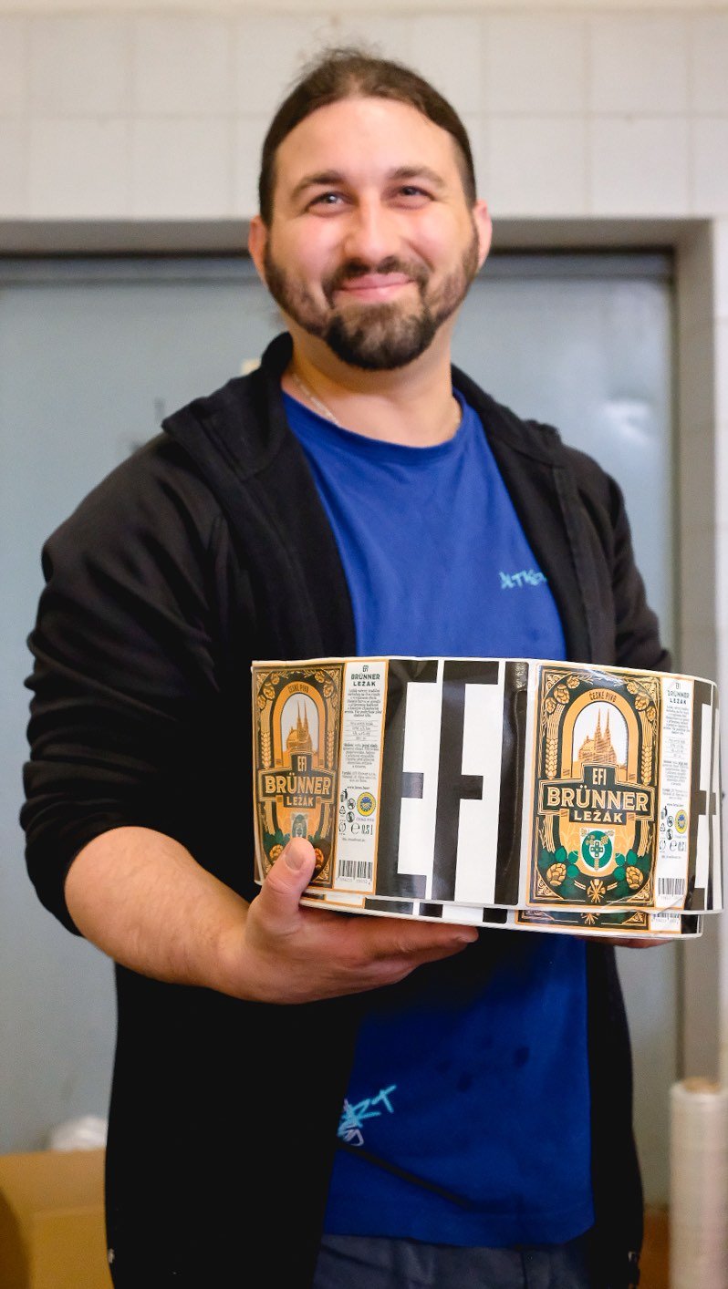 EFI přichází s novým ležákem Brünner v plechovkách.