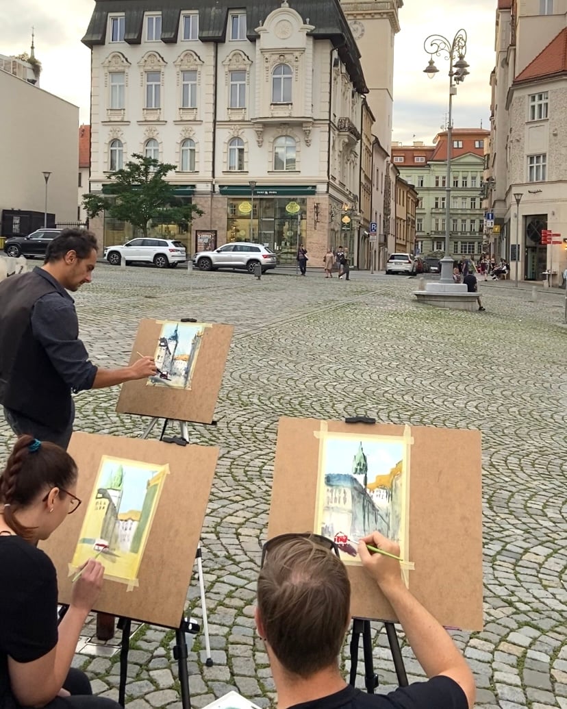 Malba na Zelném trhu