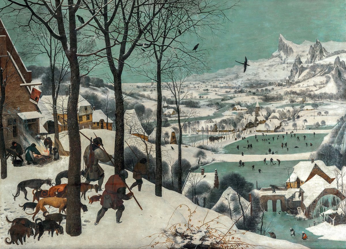 Pieter Bruegel starší, Lovci ve sněhu, 1565