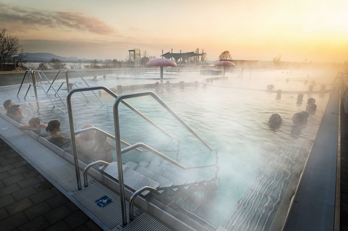 Romulus bazén v zimě pěkně zahřeje