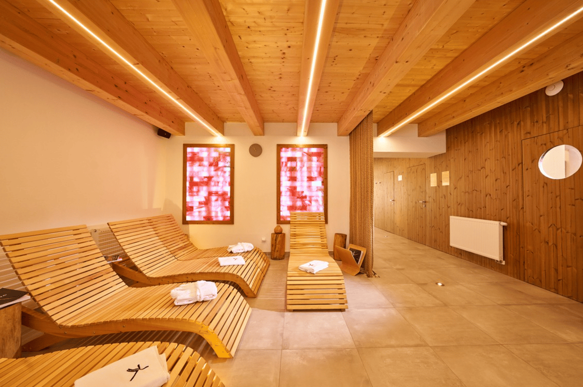 Designové prostory vinného wellness Hotelu Ryzlink