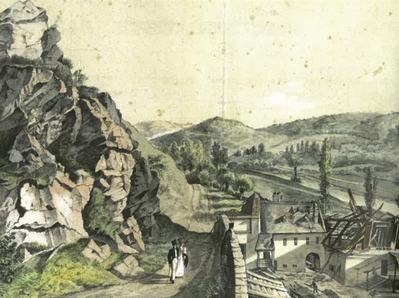 Neexistující osada Kamenný mlýn.