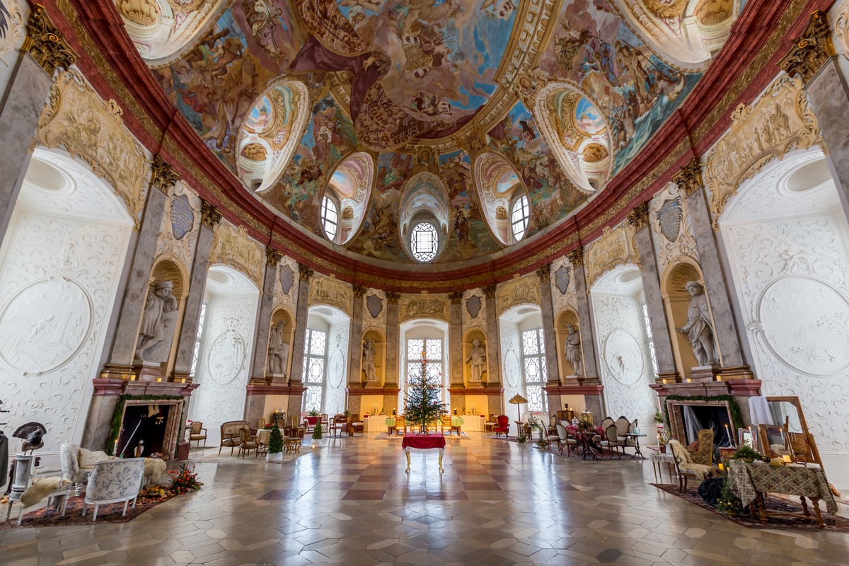 Zámek Vranov nad Dyjí o Vánocích