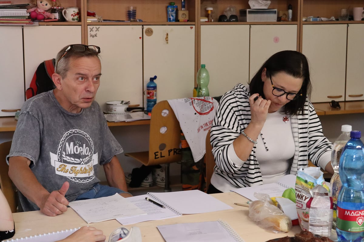 Zkoušení pohádky O Čertovi v Divadle Radost