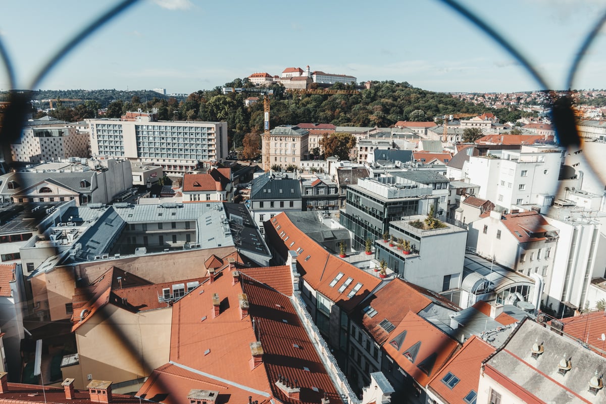 Vyhlídka z věže Sv. Jakuba 