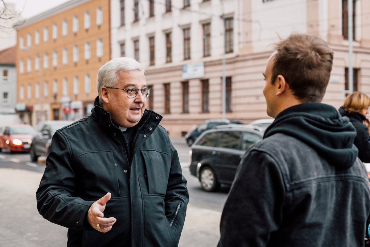 Pavel Konzbul v průběhu rozhovoru.