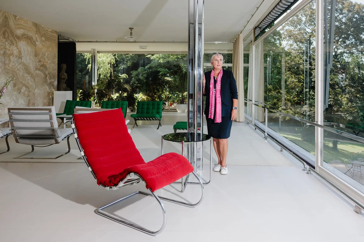 Iveta Černá ve vile Tugendhat