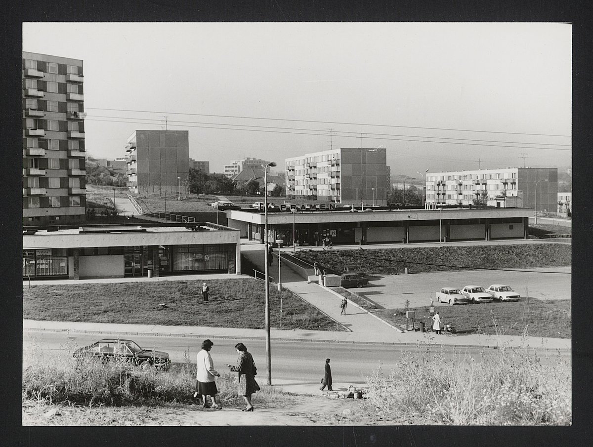 Sídliště Bystrc v 80. letech