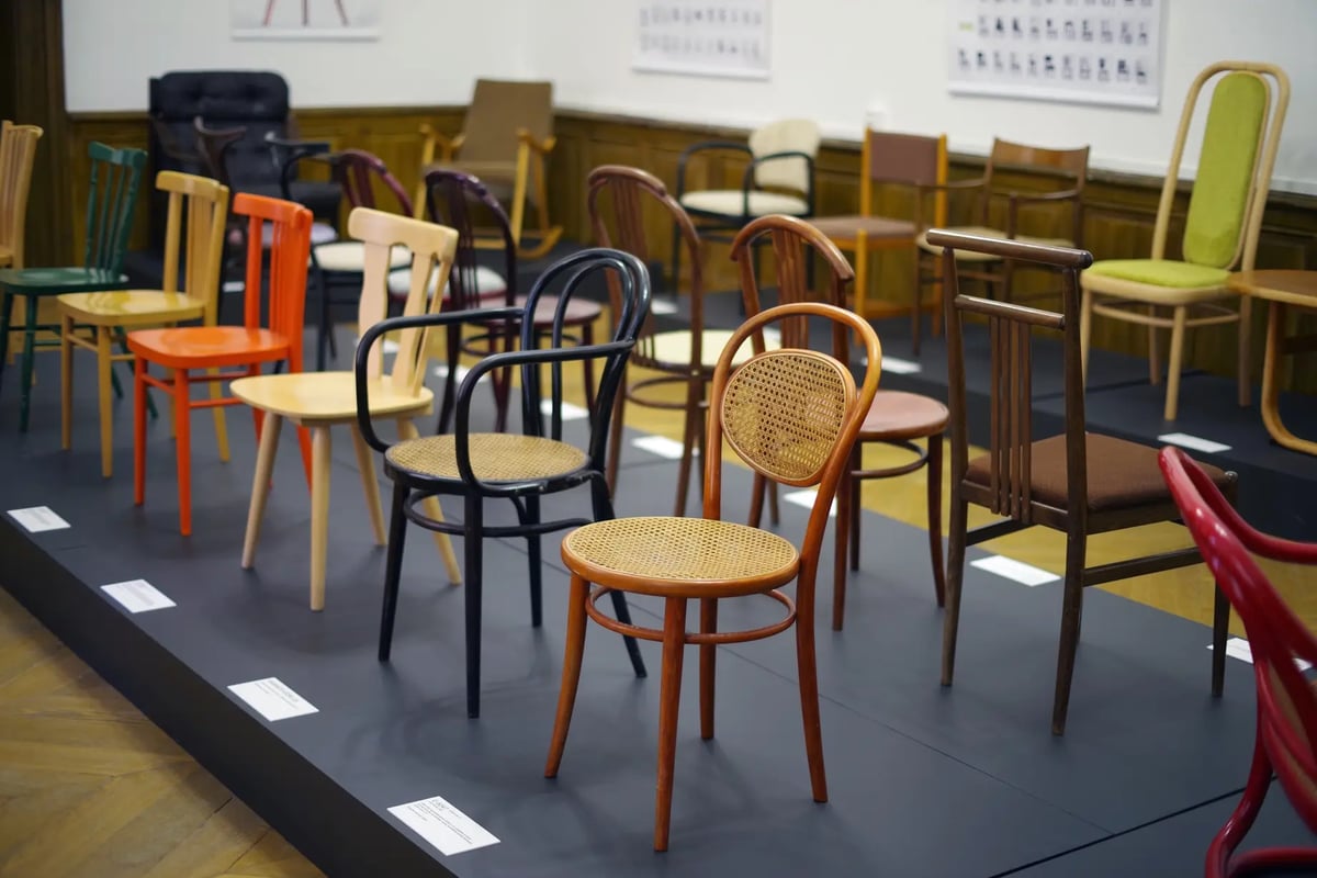 Výstava Ohýbaný nábytek Josefa Macka v Městském muzeu Bystřice pod Hostýnem, 2022