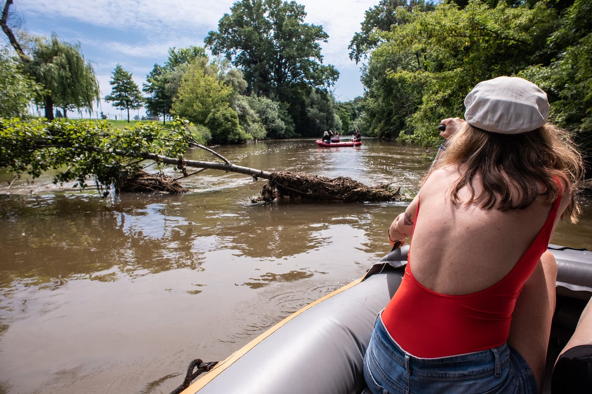 Plavba jižní částí Brna