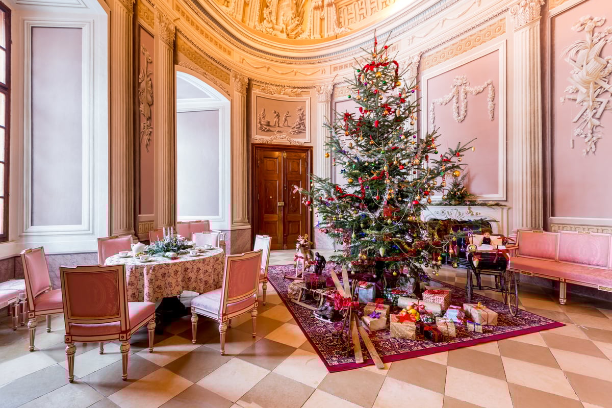 Zámek Vranov nad Dyjí o Vánocích