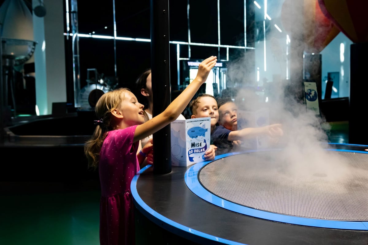 Děti si mohou vyzkoušet rozpoutat tornádo ve VIDA!