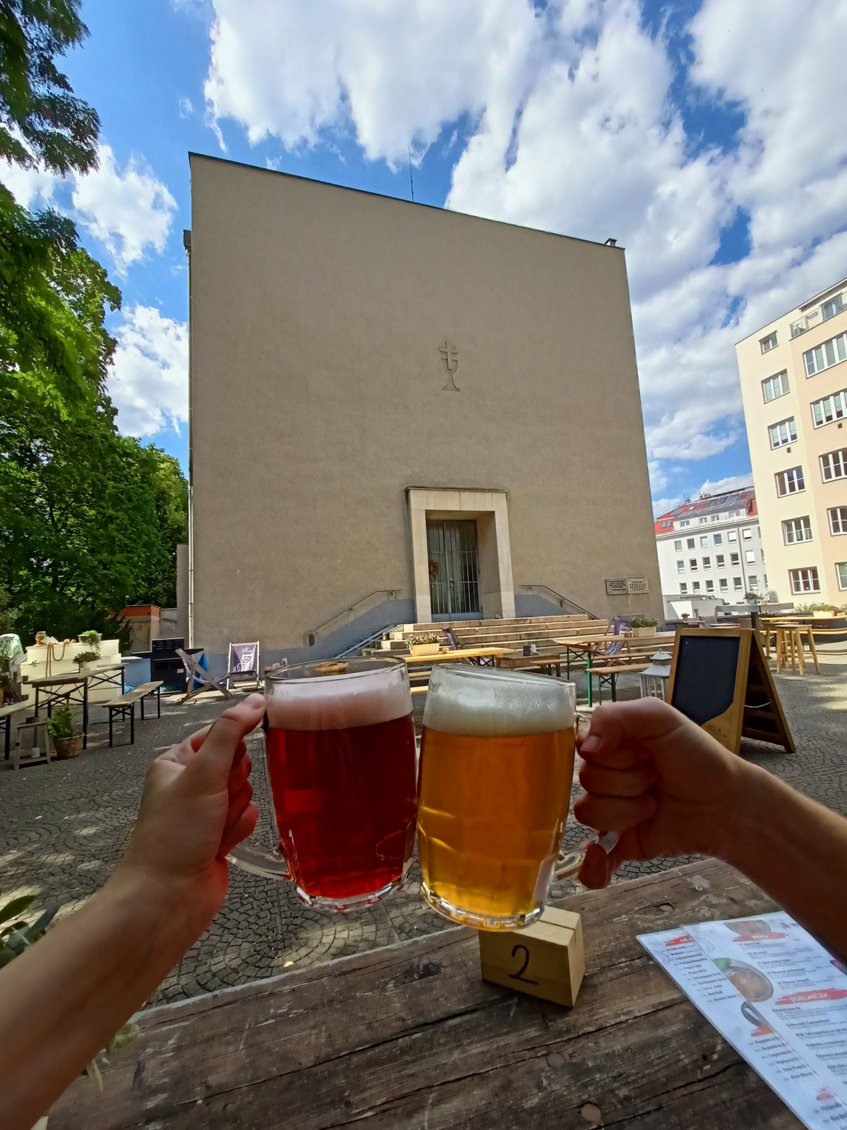 Sborovna v Husově sboru.