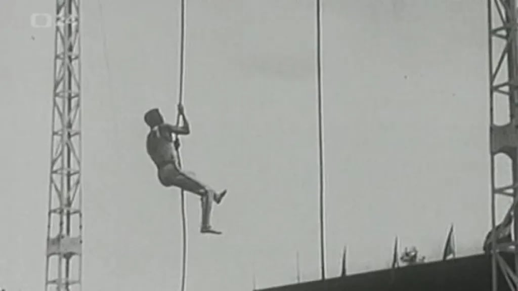 Šplh na laně na olympiádě v Paříži