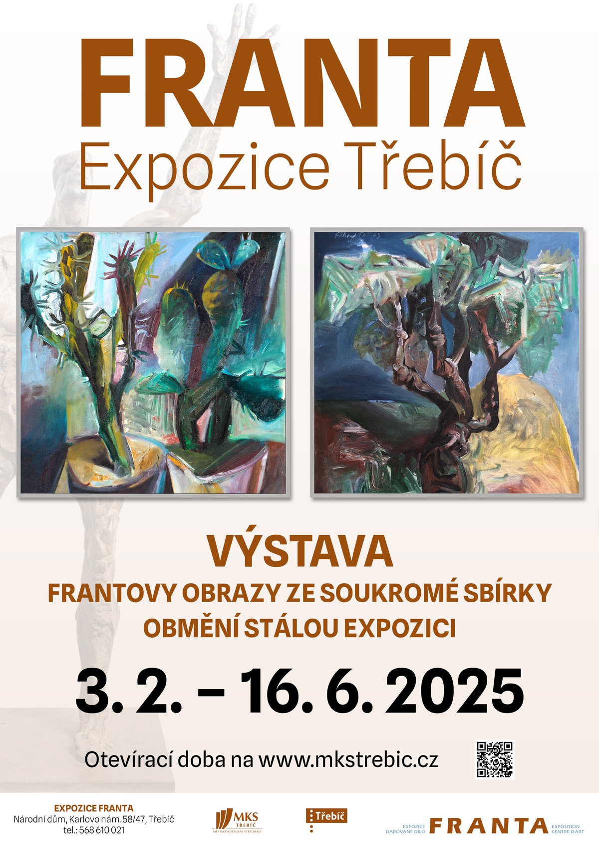 Pozvánka na expozici FRANTA v Třebíči