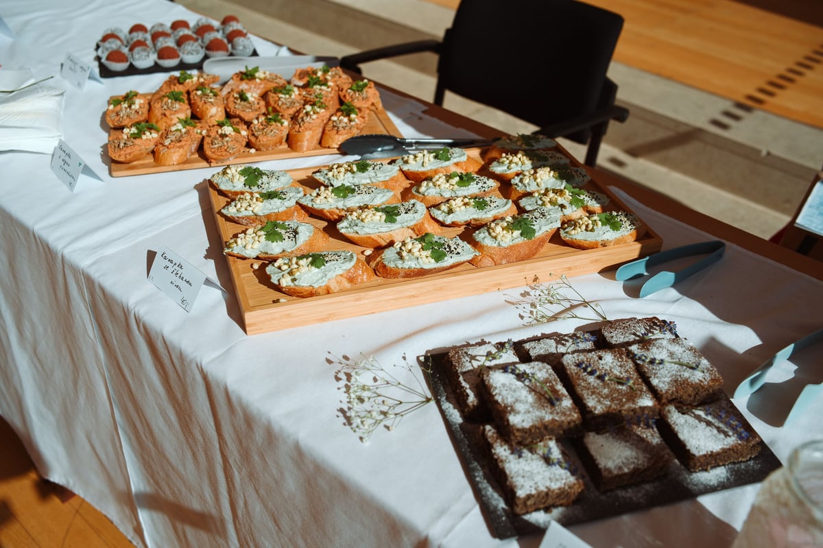 Na akci jsou vždy připravené zdravé a lahodné dobroty.