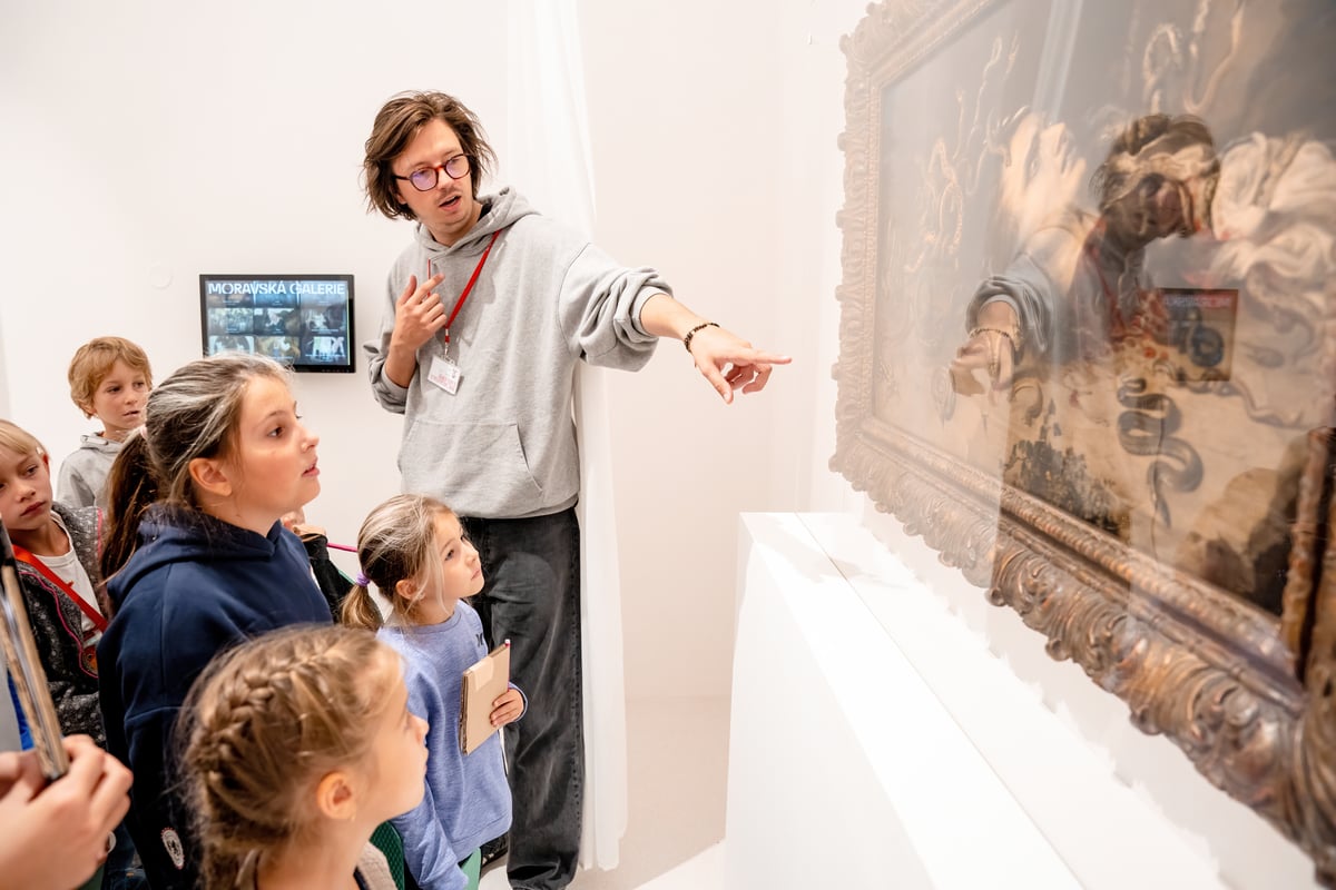 Dětské programy Moravské galerie v Brně.