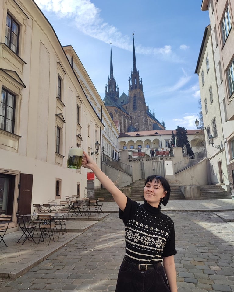 Kapucínské náměstí, kde sídlí Café Tungsram