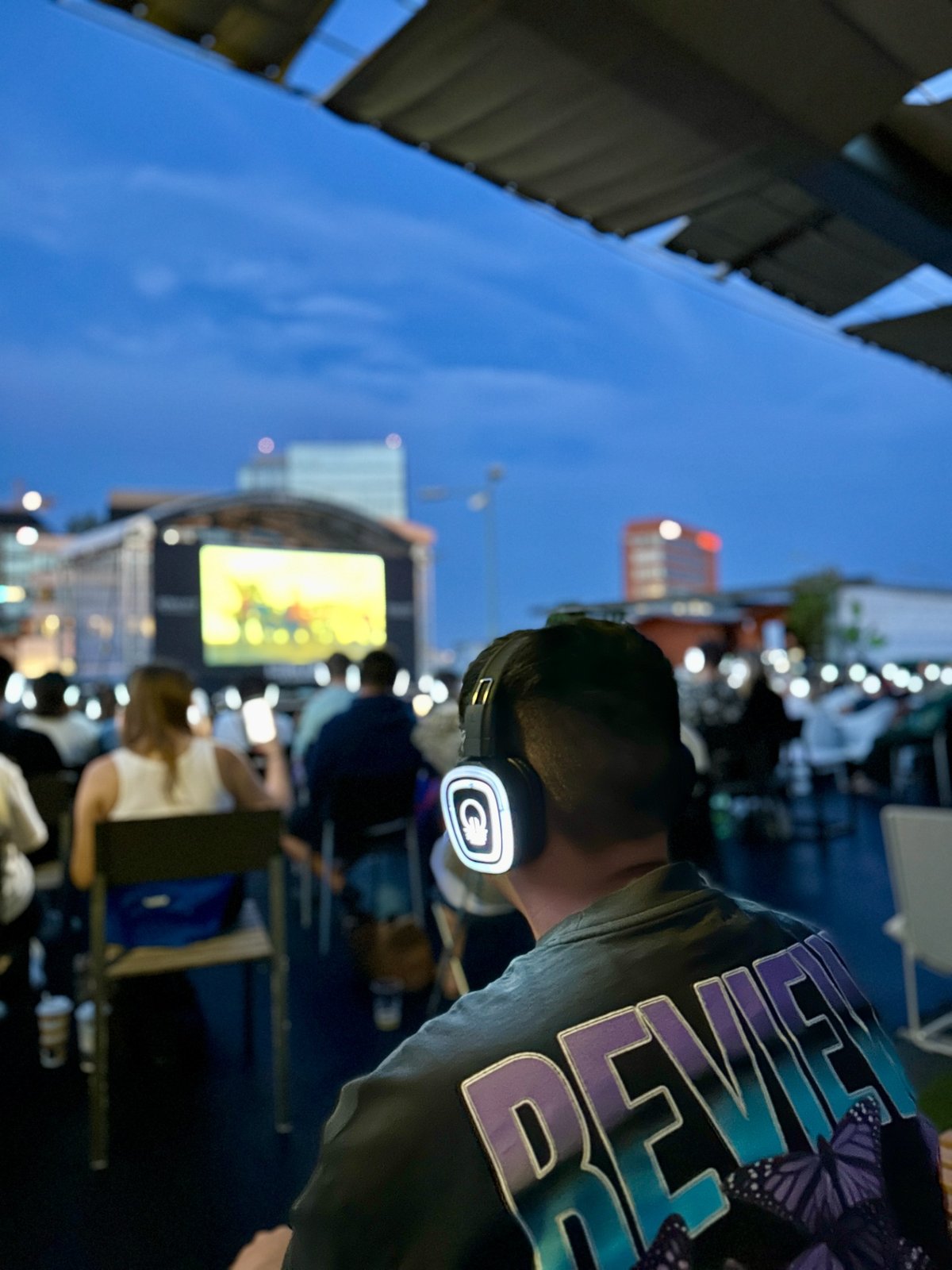 Letní kino na střeše Vaňkovky