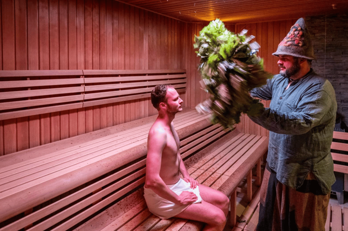 Saunový ceremoniál v Aqualand Moravia