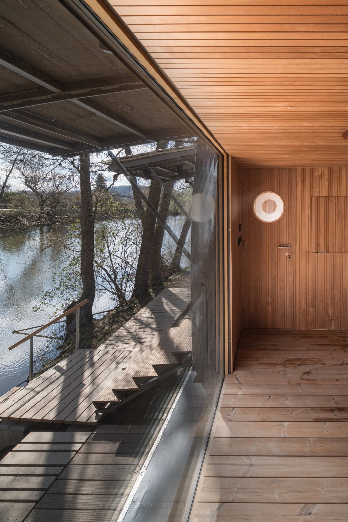 Sauna Třpyt interiér