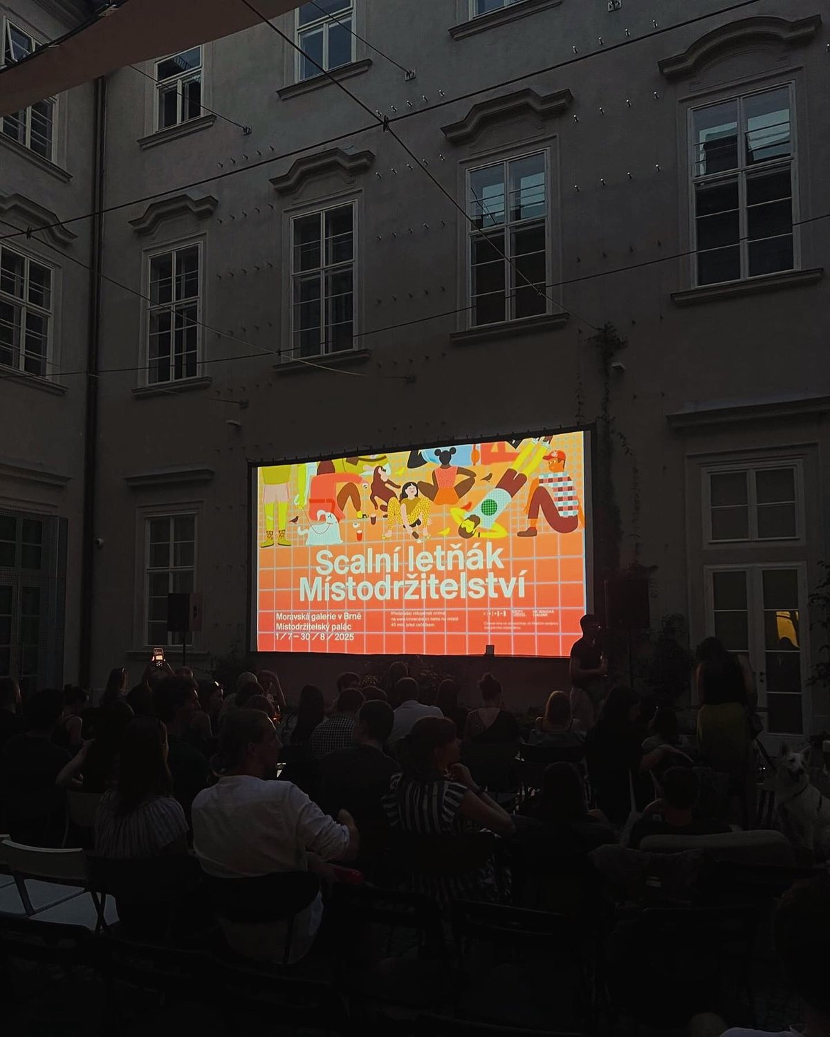 Nádvoří Místodržitelského paláce.