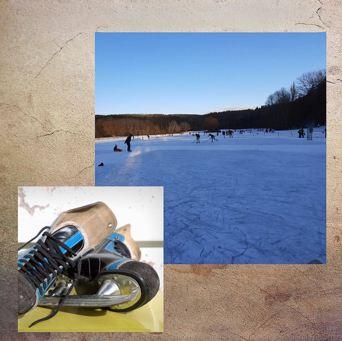 Přírodní kluziště v Zamilovaném hájku