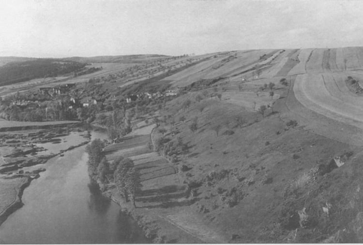Údolí, z něhož se stala brněnská přehrada.