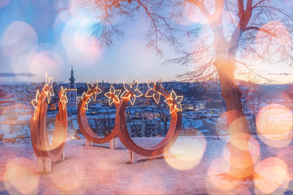 Pro rodiny s dětmi je po celý advent, od 1. do 22. prosince, připravena Stezka třebíčských světel.